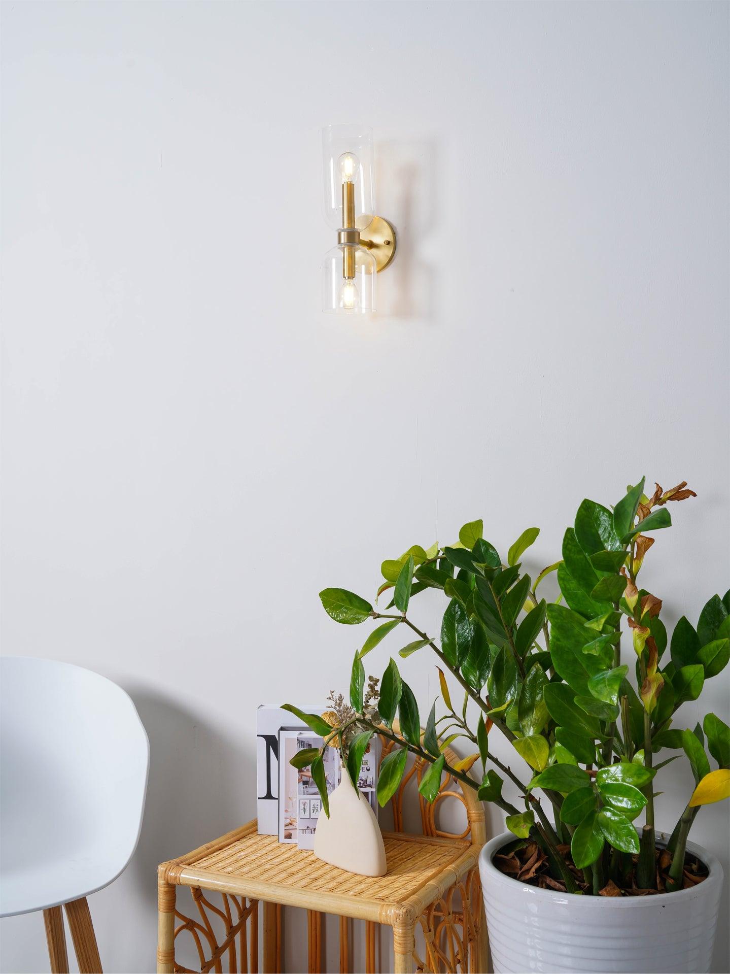 Opal Glass Wall Lamp With Warm Glow Modern Sconce Lighting NALANI