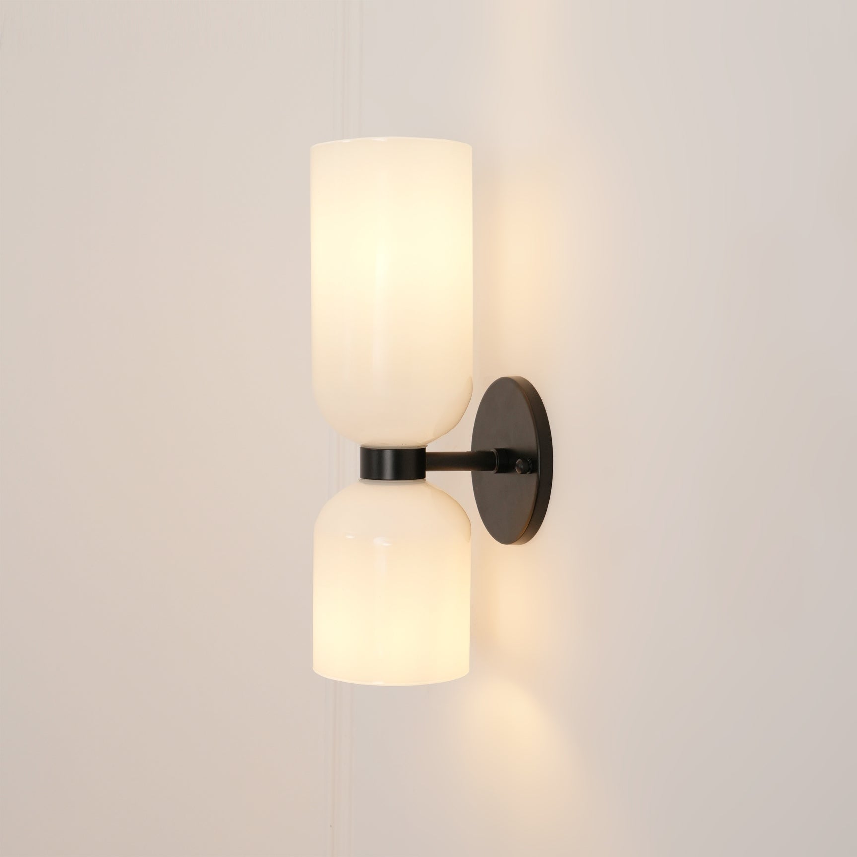 Opal Glass Wall Lamp With Warm Glow Modern Sconce Lighting NALANI