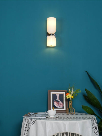 Opal Glass Wall Lamp With Warm Glow Modern Sconce Lighting NALANI