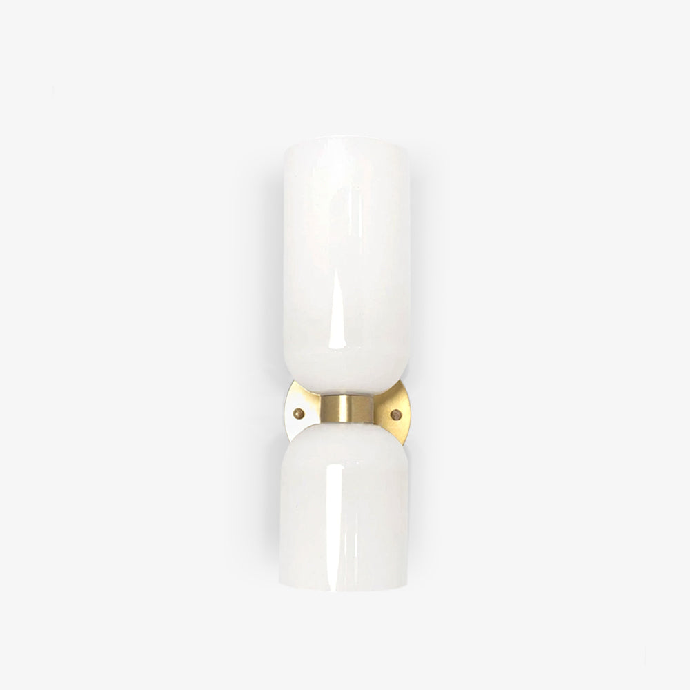 Opal Glass Wall Lamp With Warm Glow Modern Sconce Lighting NALANI