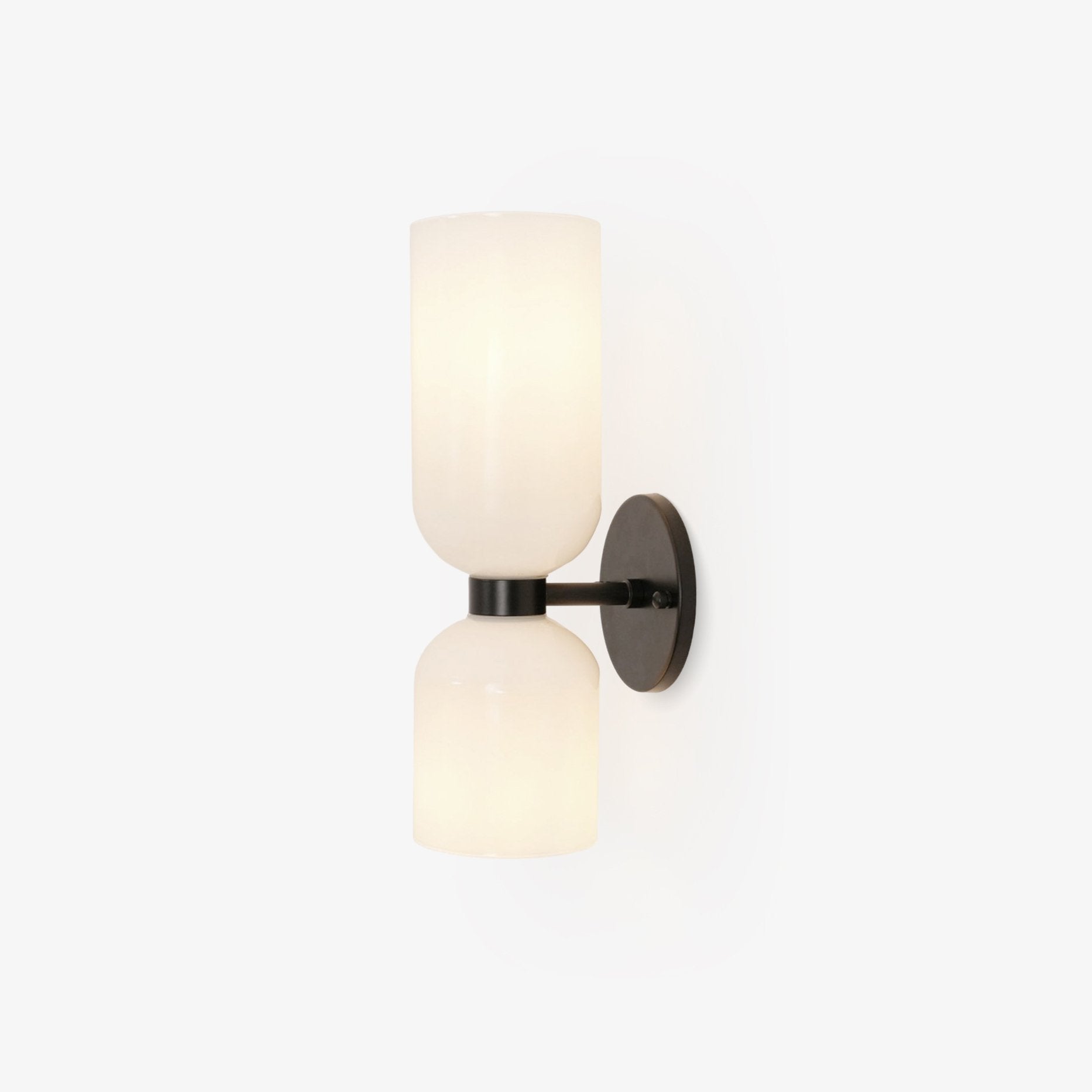 Opal Glass Wall Lamp With Warm Glow Modern Sconce Lighting NALANI
