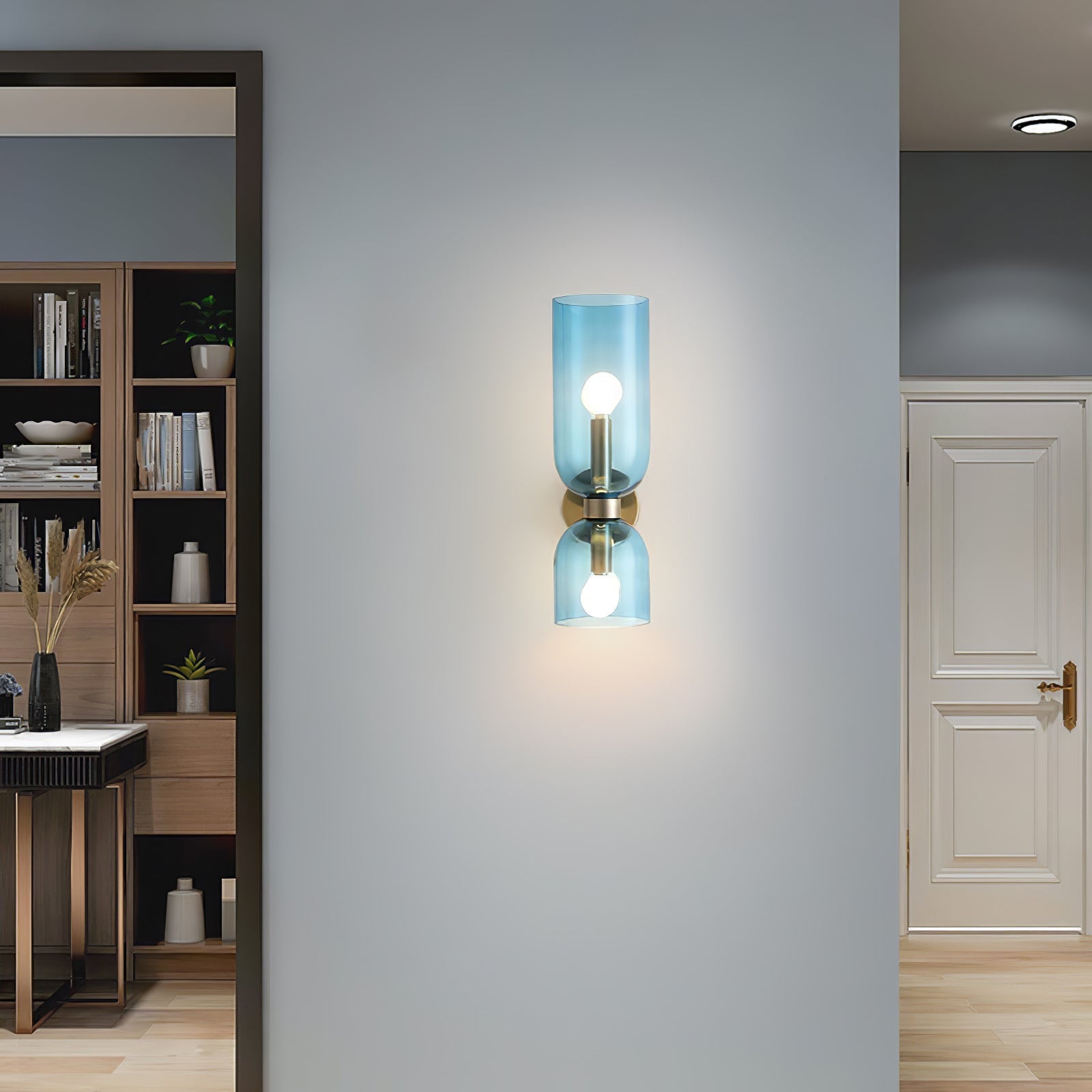 Opal Glass Wall Lamp With Warm Glow Modern Sconce Lighting NALANI