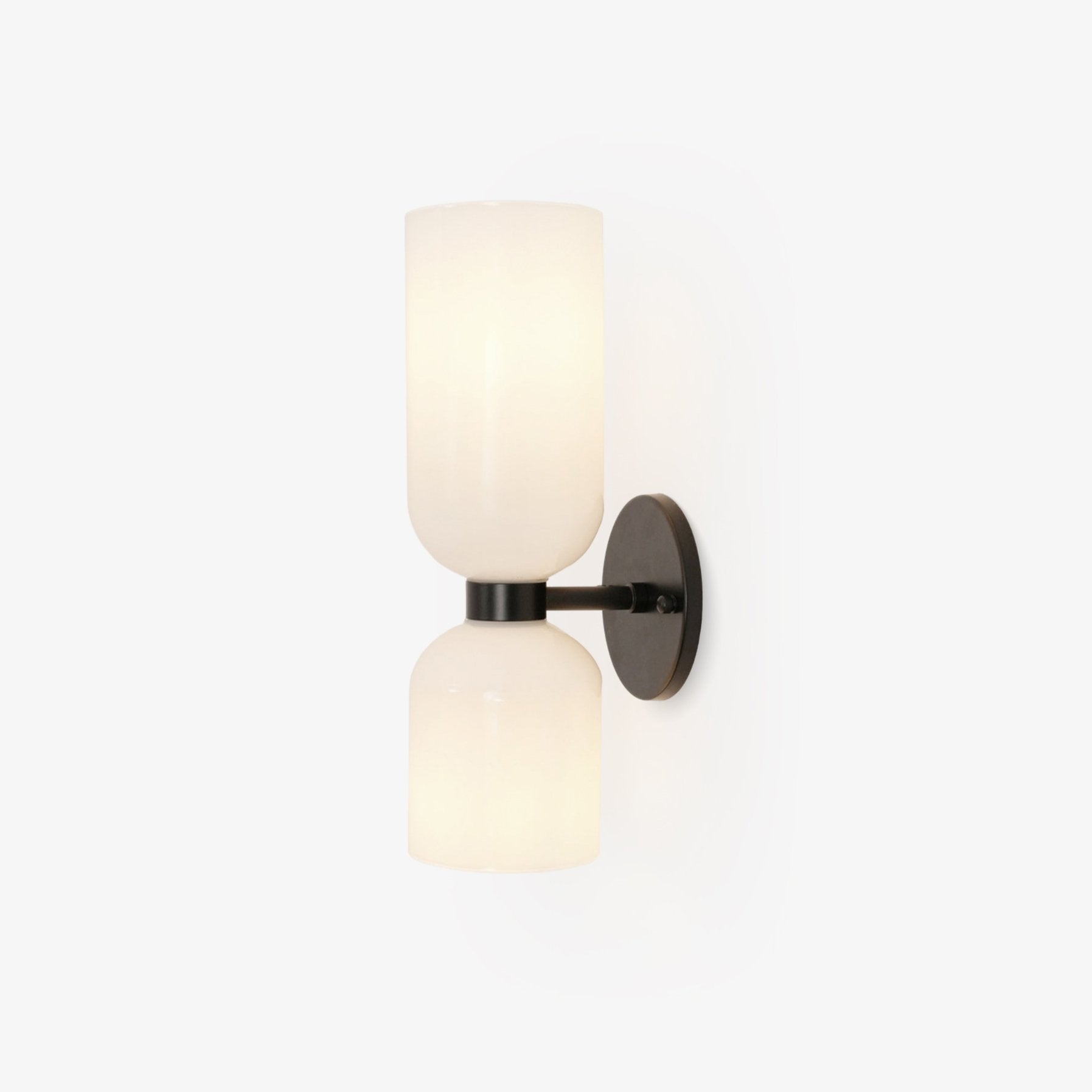 Opal Glass Wall Lamp With Warm Glow Modern Sconce Lighting NALANI