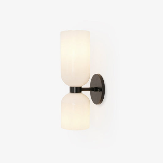Opal Glass Wall Lamp With Warm Glow Modern Sconce Lighting NALANI