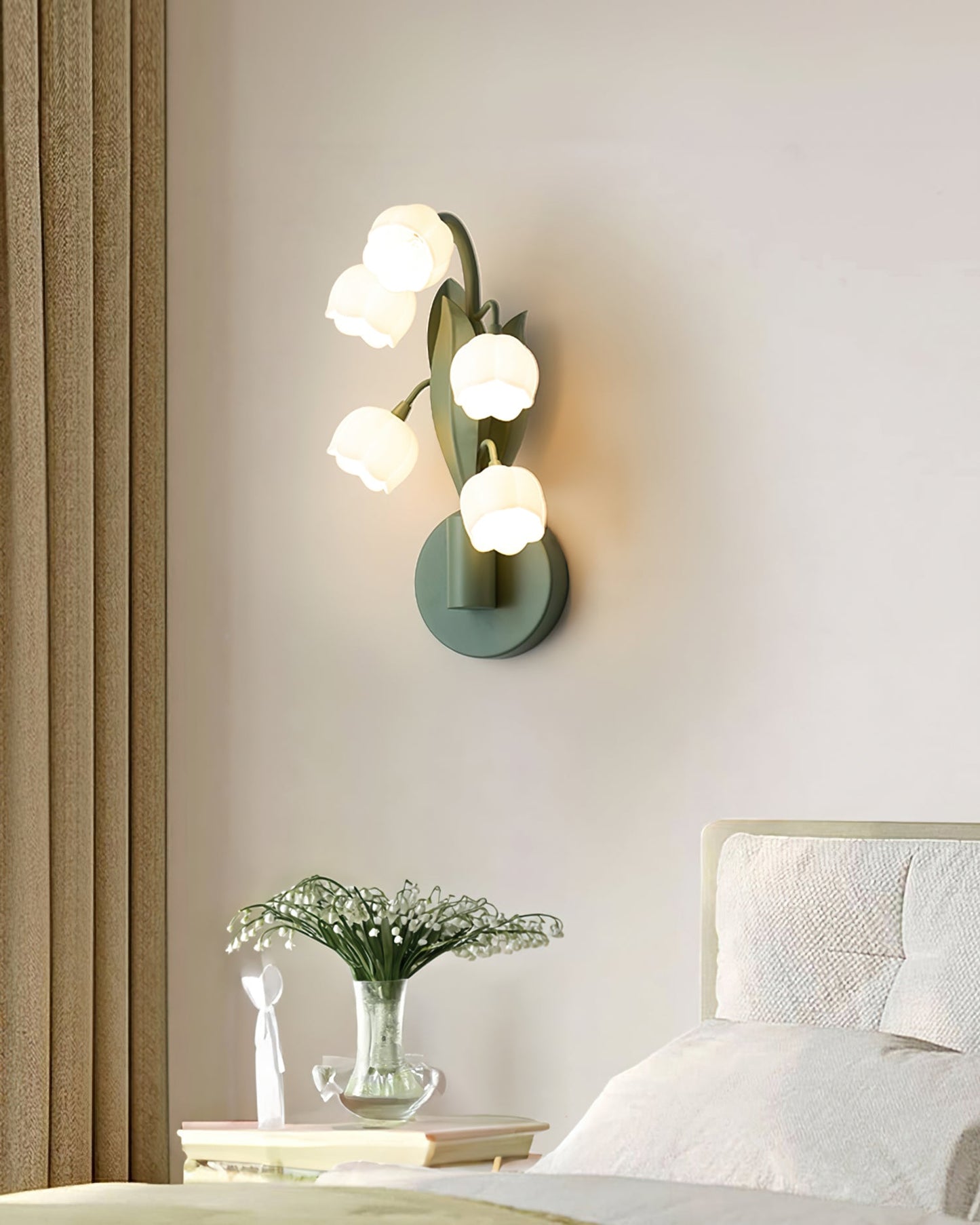 Orchid Wall Lamp Modern Metal Frame Wall Light Led NALANI