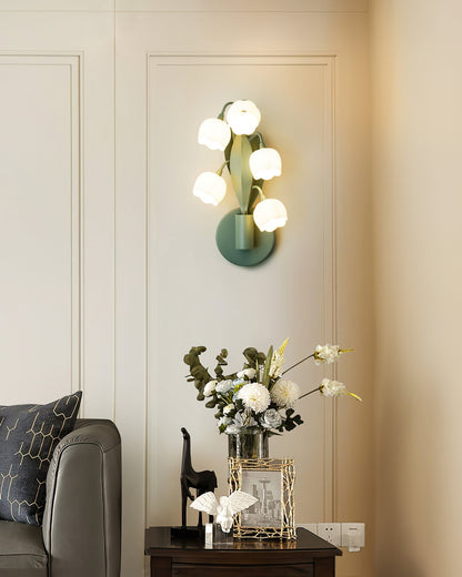 Orchid Wall Lamp Modern Metal Frame Wall Light Led NALANI