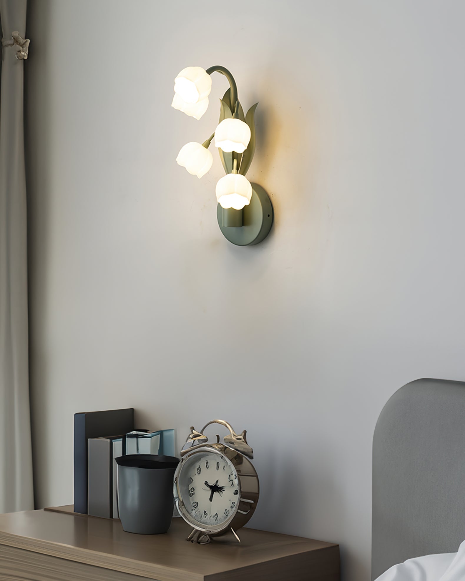 Orchid Wall Lamp Modern Metal Frame Wall Light Led NALANI