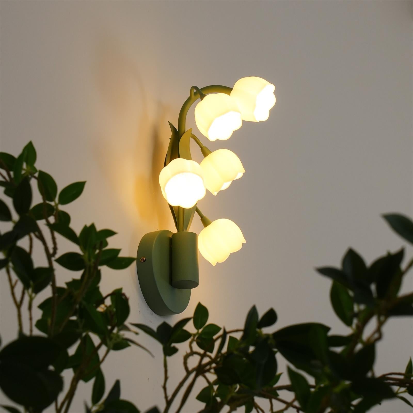 Orchid Wall Lamp Modern Metal Frame Wall Light Led NALANI