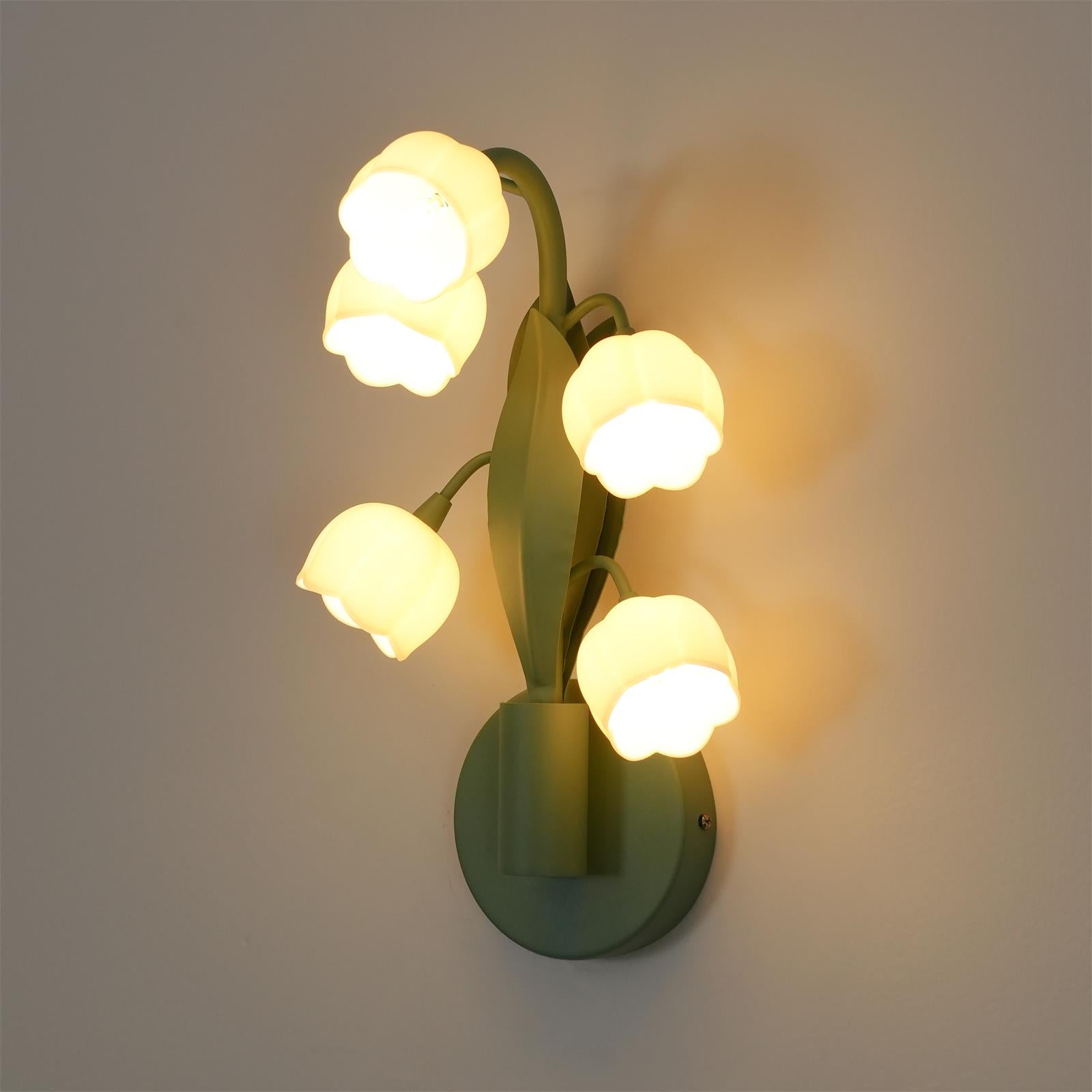 Orchid Wall Lamp Modern Metal Frame Wall Light Led NALANI