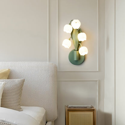 Orchid Wall Lamp Modern Metal Frame Wall Light Led NALANI