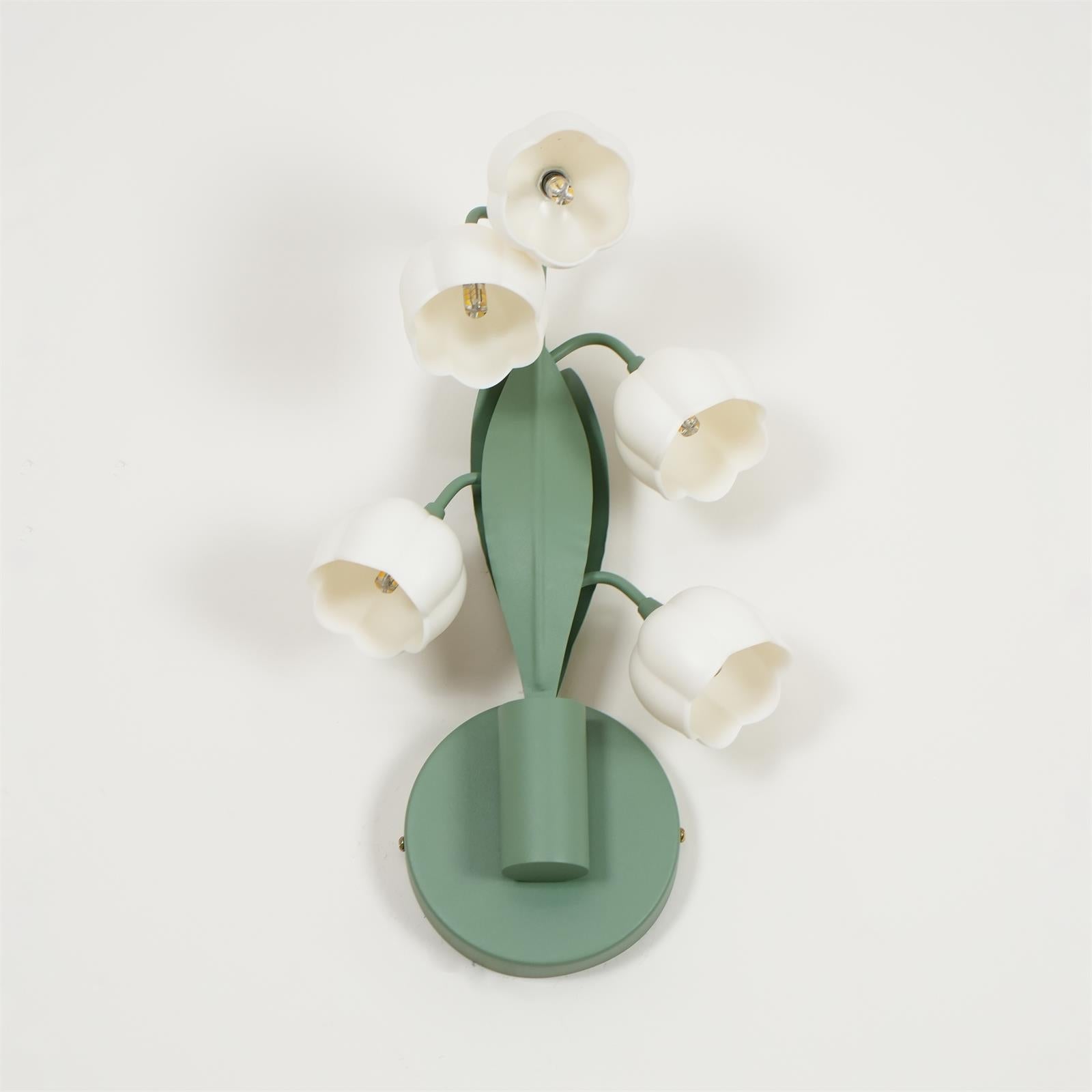 Orchid Wall Lamp Modern Metal Frame Wall Light Led NALANI
