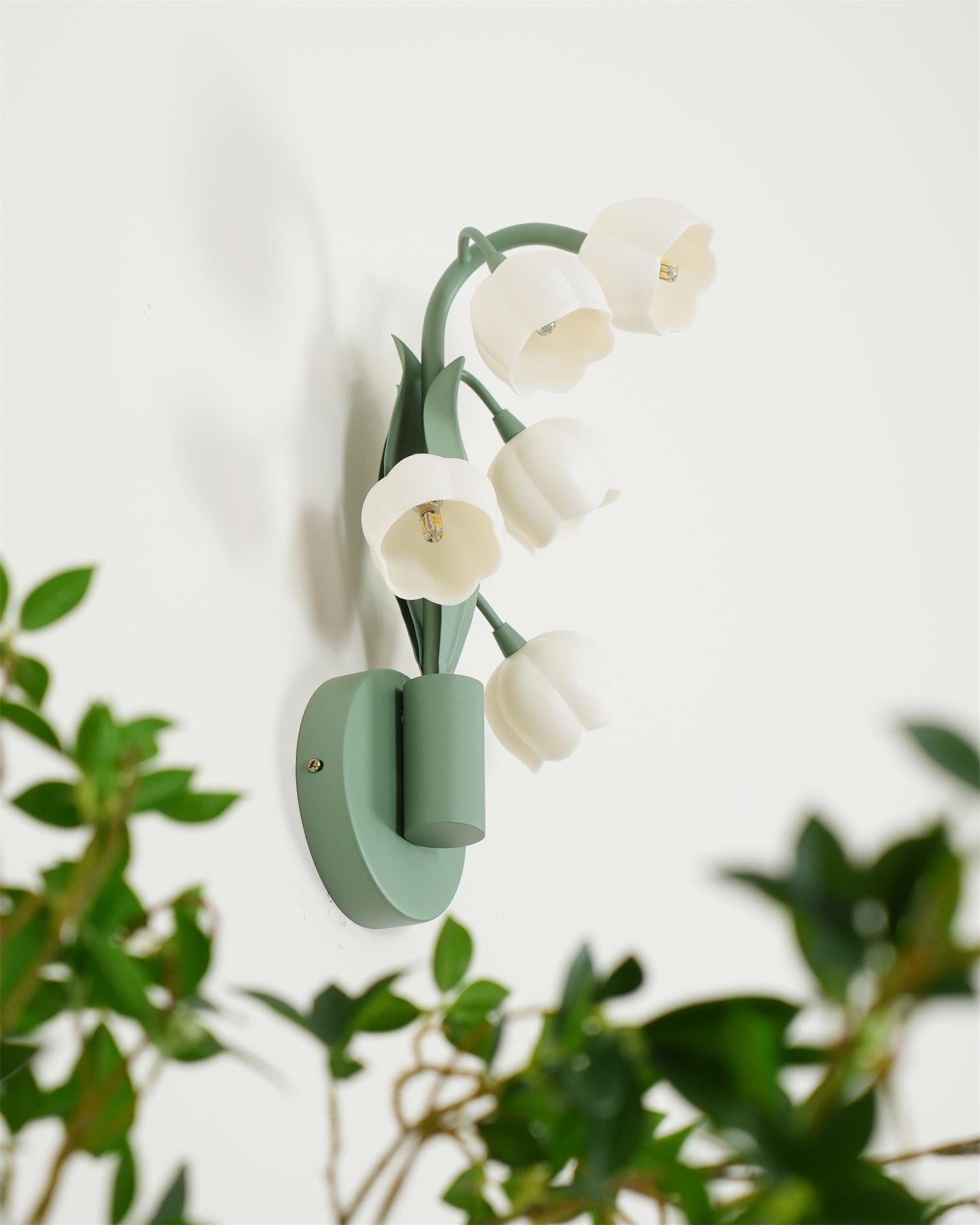Orchid Wall Lamp Modern Metal Frame Wall Light Led NALANI