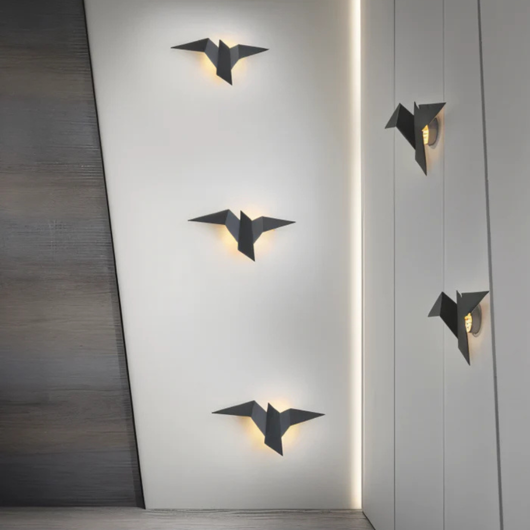 Origami Wall Lamp Unique Indoor Lighting for Living Rooms NALANI