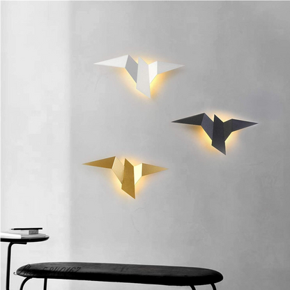 Origami Wall Lamp Unique Indoor Lighting for Living Rooms NALANI