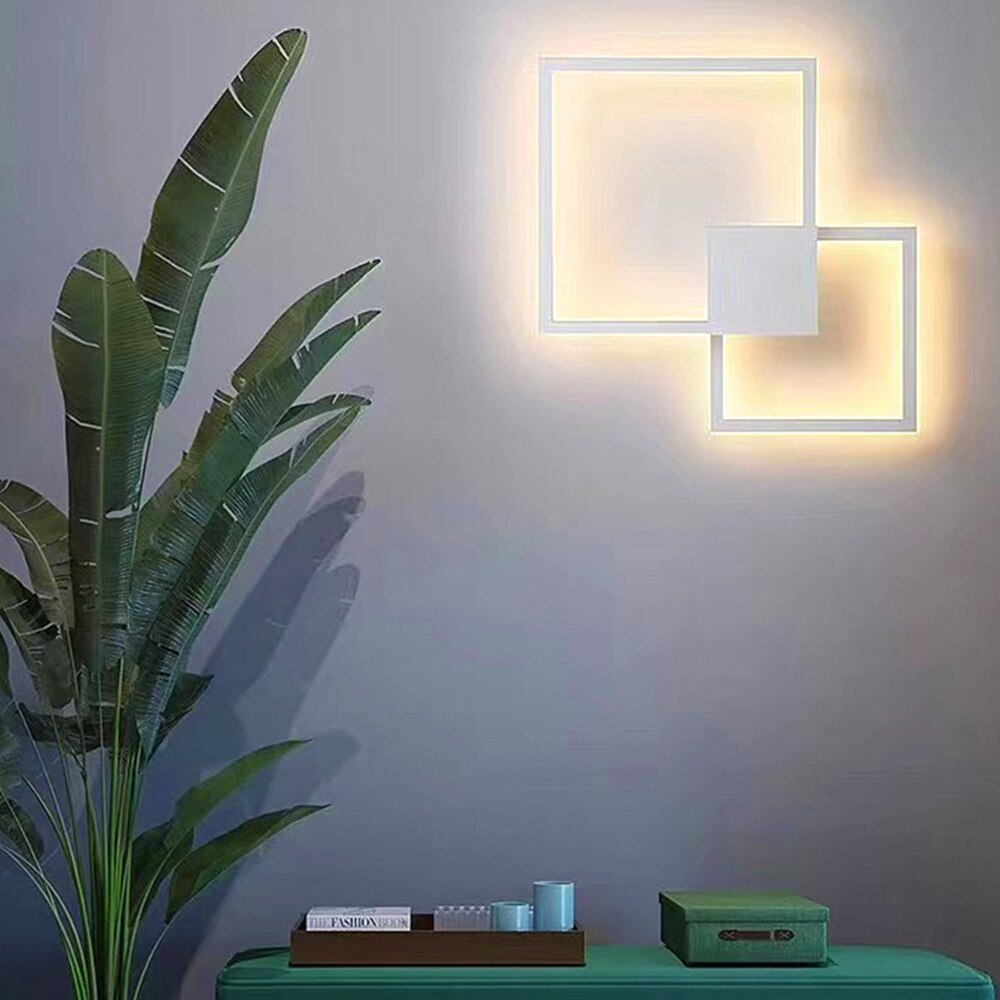 Orvani | Black-White Square Wall Decoration Lamp for Modern Home Design NALANI
