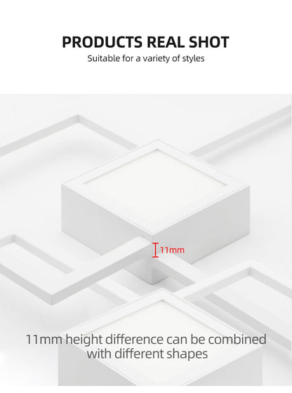 Orvani | Black-White Square Wall Decoration Lamp for Modern Home Design NALANI