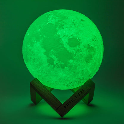 Orvani | Moon Light Lamp with 3-D Lunar Design and Color Options NALANI