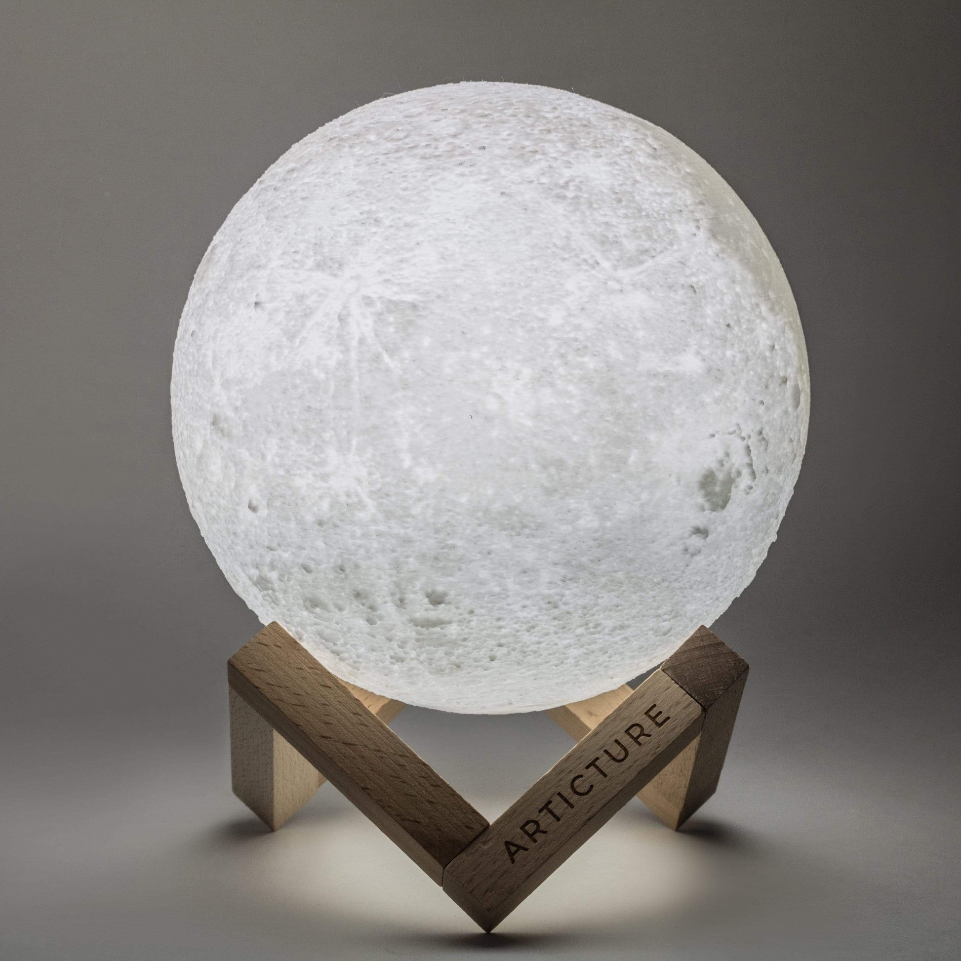 Orvani | Moon Light Lamp with 3-D Lunar Design and Color Options Regular NALANI