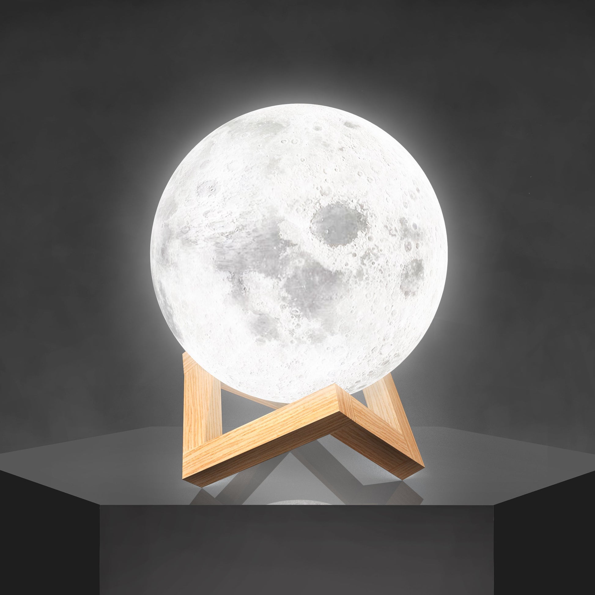 Orvani | Moon Light Lamp with 3-D Lunar Design and Color Options NALANI
