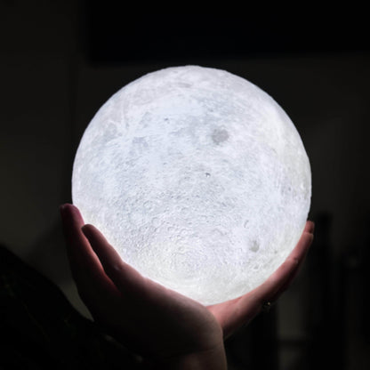 Orvani | Moon Light Lamp with 3-D Lunar Design and Color Options NALANI