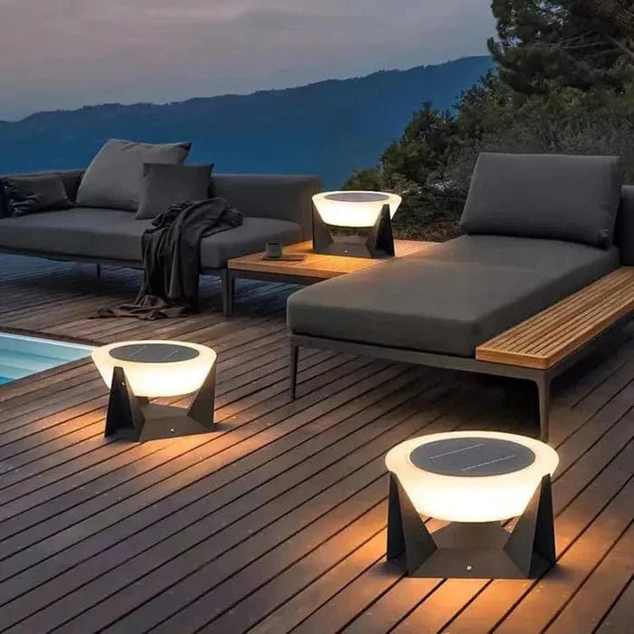 Outdoor Solar Landing Light For Garden Pathway Weatherproof