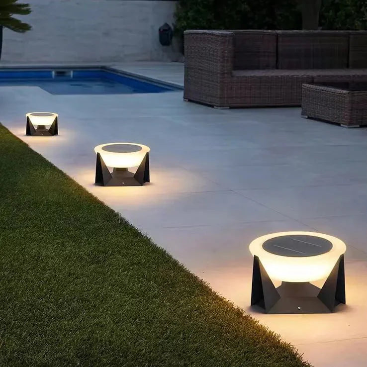 Outdoor Solar Landing Light For Garden Pathway Weatherproof