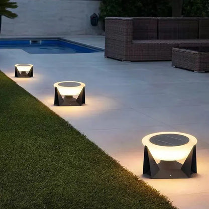 Outdoor Solar Landing Light For Garden Pathway Weatherproof
