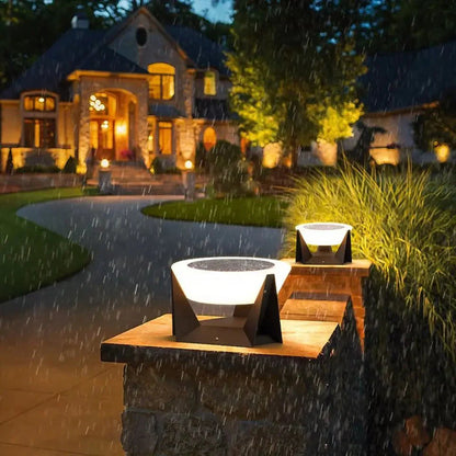 Outdoor Solar Landing Light For Garden Pathway Weatherproof