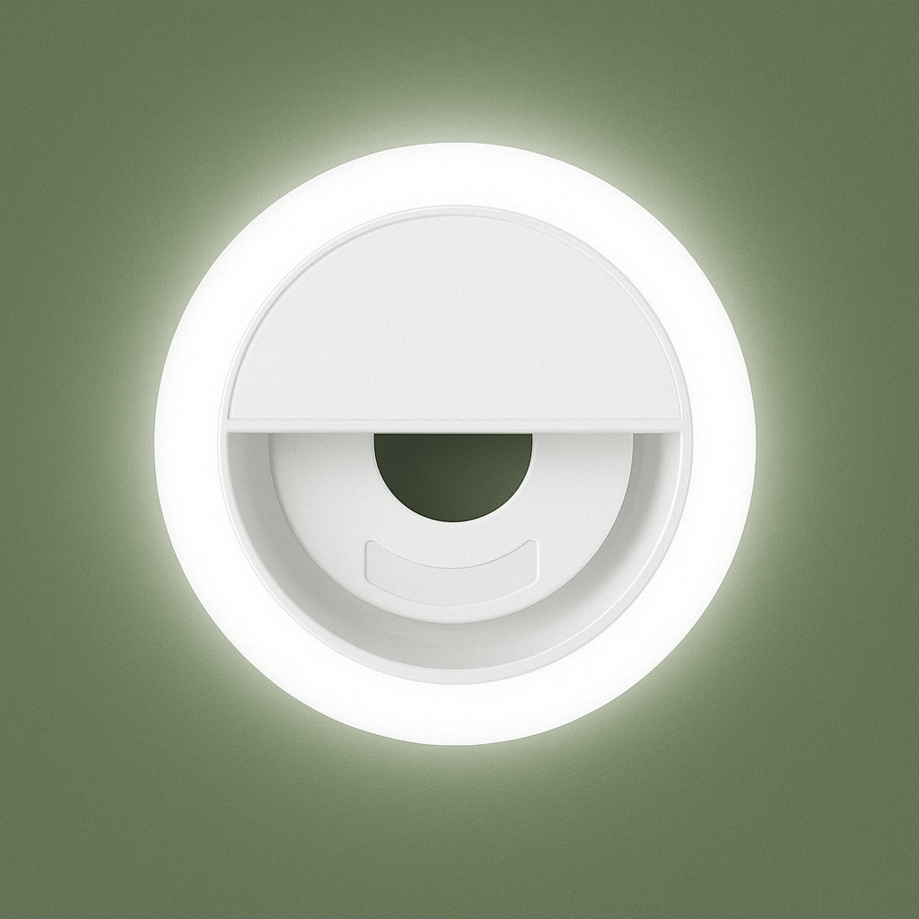 Phone Ring Light For Selfies And Video Calls LED Clip White NALANI