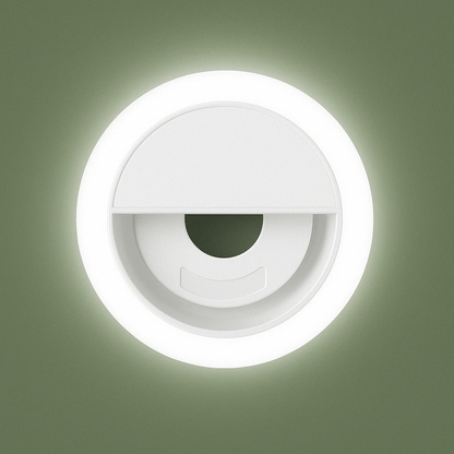 Phone Ring Light For Selfies And Video Calls LED Clip White NALANI