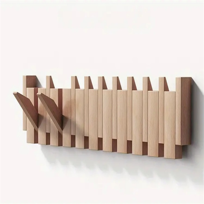 Piano Coat Rack Elegant Wall Organizer for Home Decor Beech wood NaLani