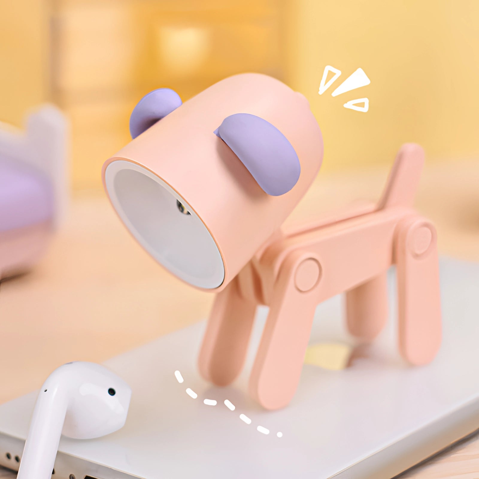 Pink USB Clip On LED Desk Lamp Flexible Portable Adjustable NALANI