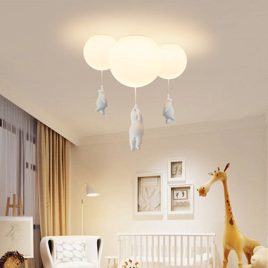 Playful Bear and Balloon Ceiling Light for Kids Room NALANI
