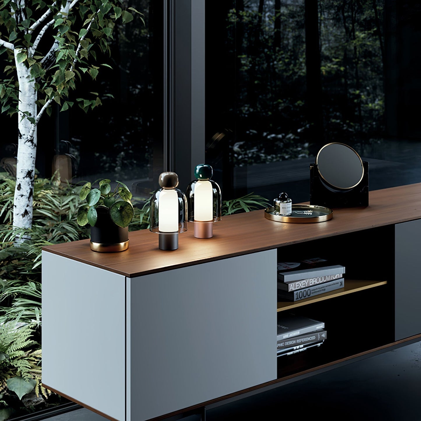 Portable Cordless Table Lamp With Warm White Light NALANI