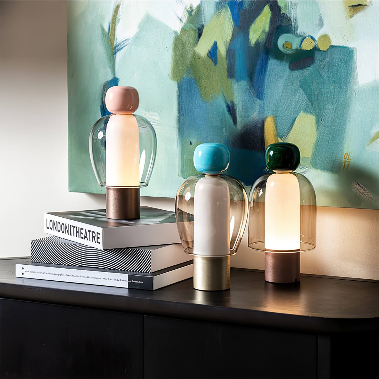 Portable Cordless Table Lamp With Warm White Light NALANI