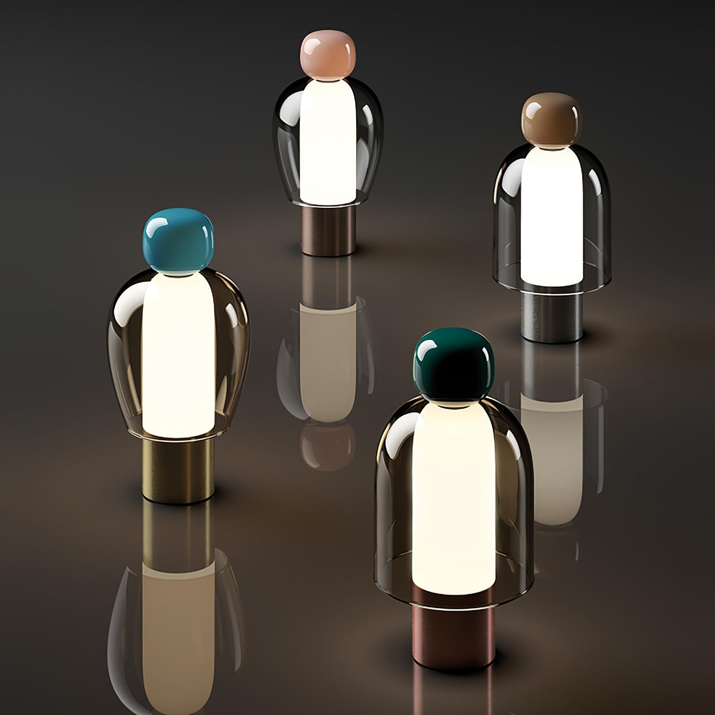 Portable Cordless Table Lamp With Warm White Light NALANI
