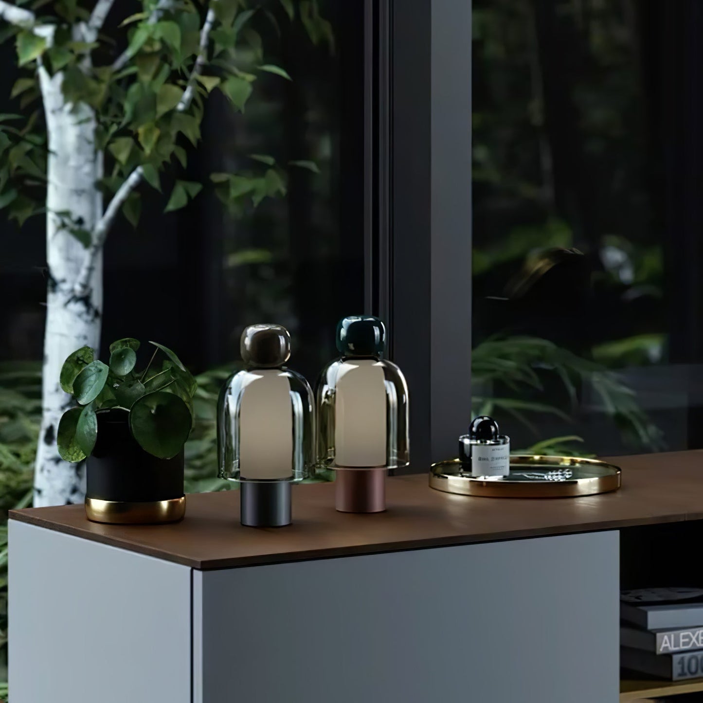 Portable Cordless Table Lamp With Warm White Light NALANI