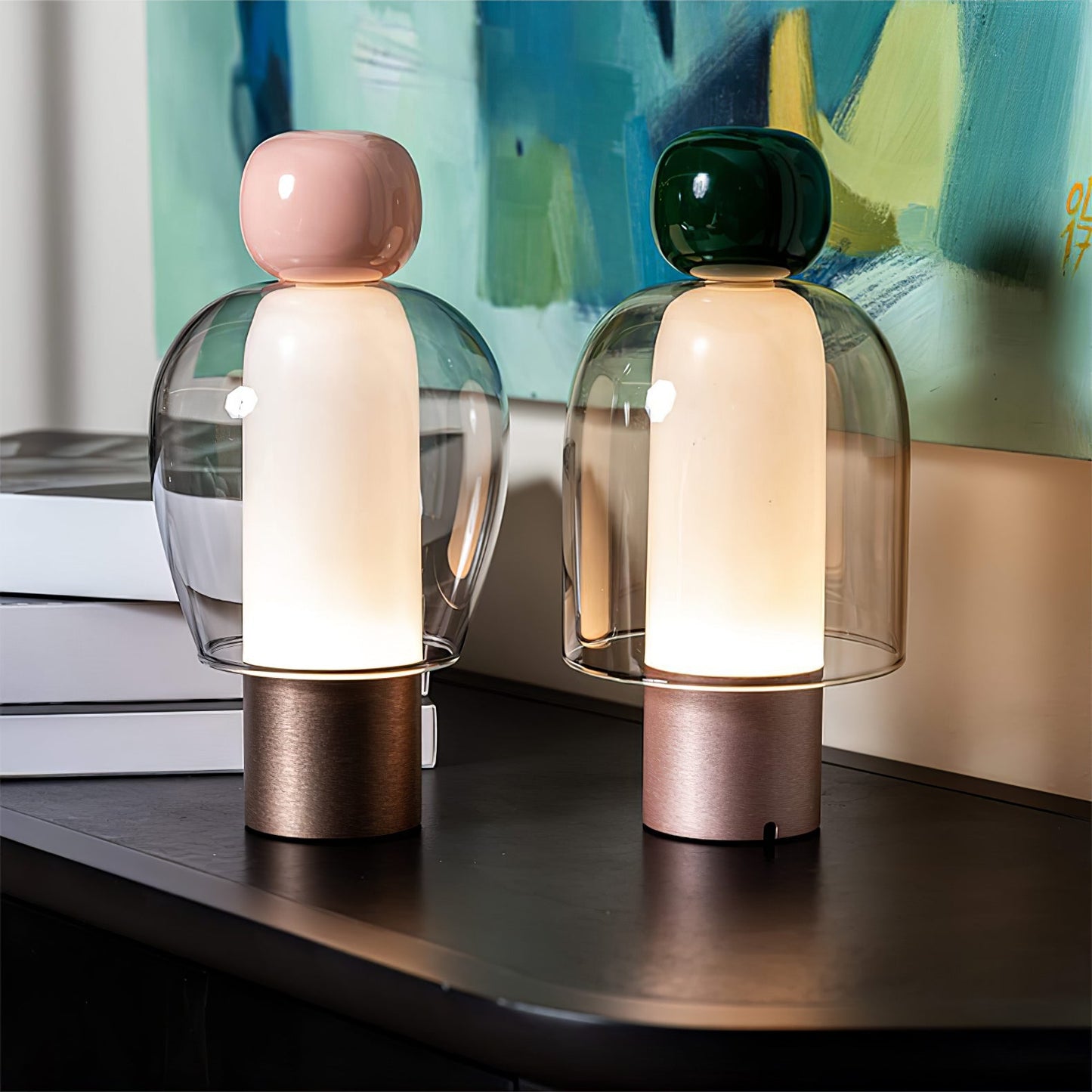 Portable Cordless Table Lamp With Warm White Light NALANI