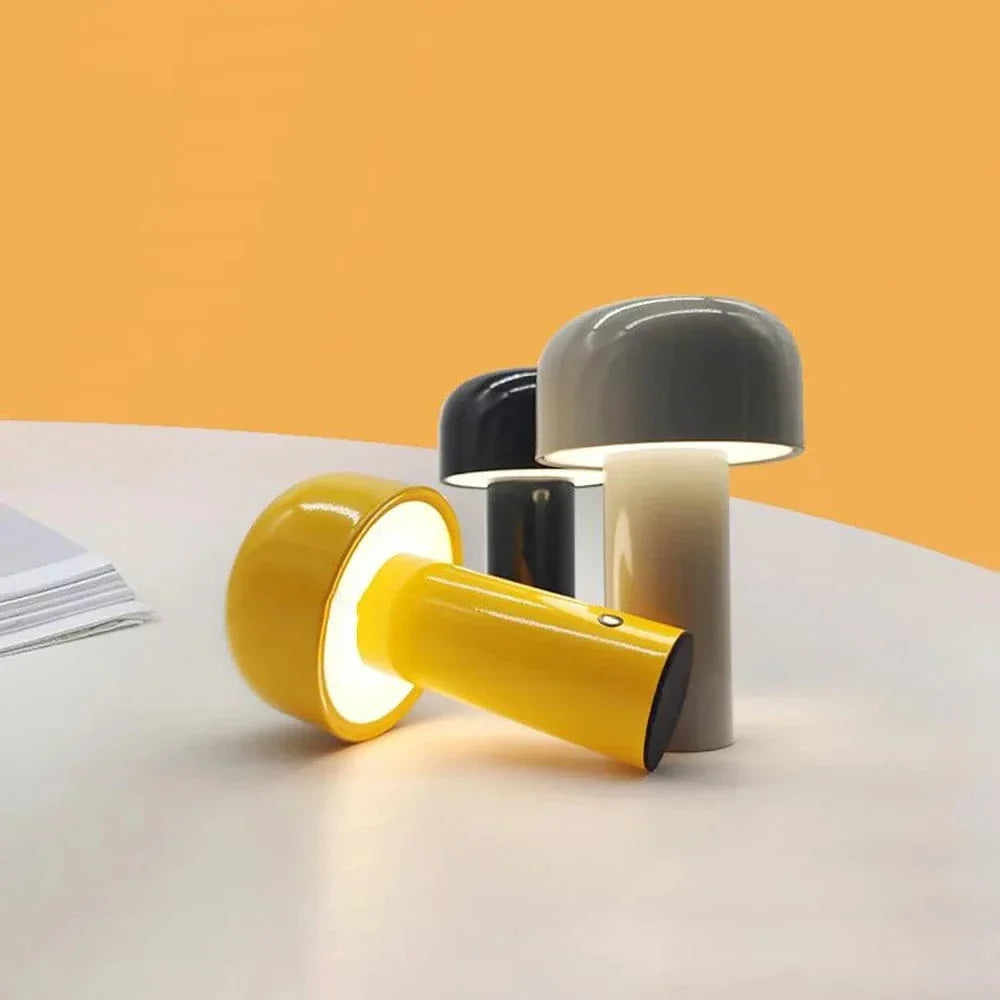 Portable LED Bedside Desk Lamp Cordless Modern Design NALANI