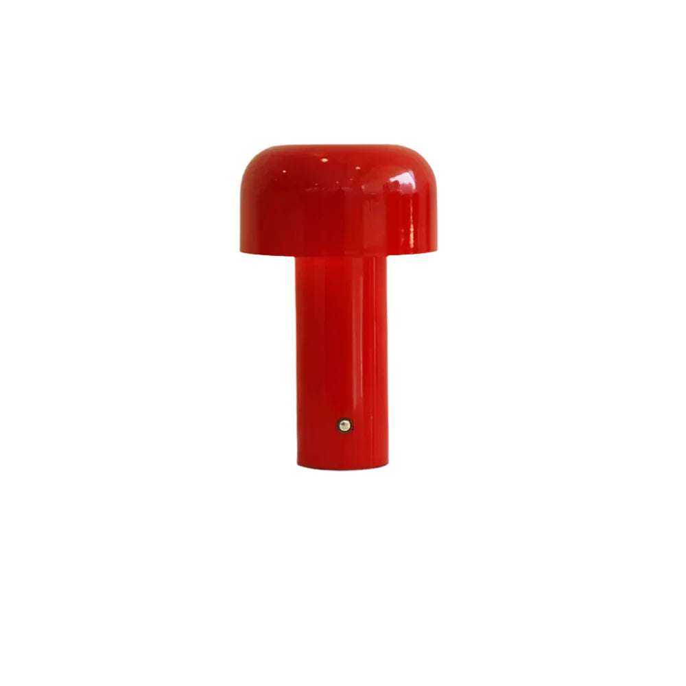Portable LED Bedside Desk Lamp Cordless Modern Design Red NALANI