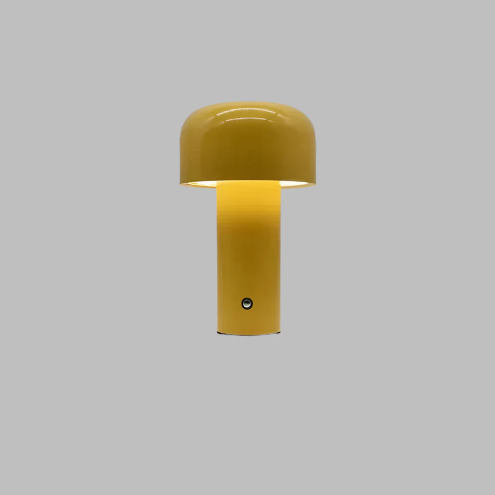 Portable LED Bedside Desk Lamp Cordless Modern Design Yellow NALANI