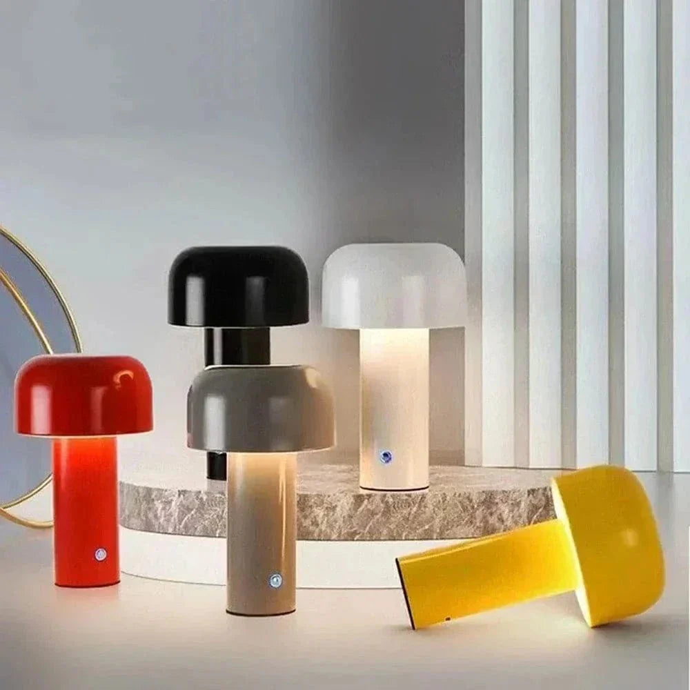 Portable LED Bedside Desk Lamp Cordless Modern Design NALANI