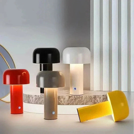 Portable LED Bedside Desk Lamp Cordless Modern Design NALANI