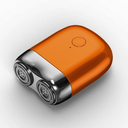 Portable Mini Shaver for Smooth Skin Gentle Quick Shave Orange NALANI