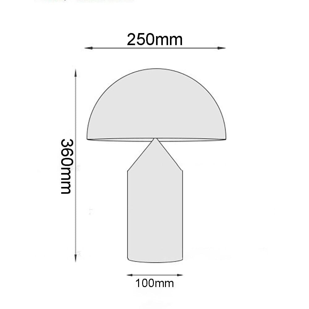 Portable Rechargeable Metal Table Lamp LED Battery Pack NALANI