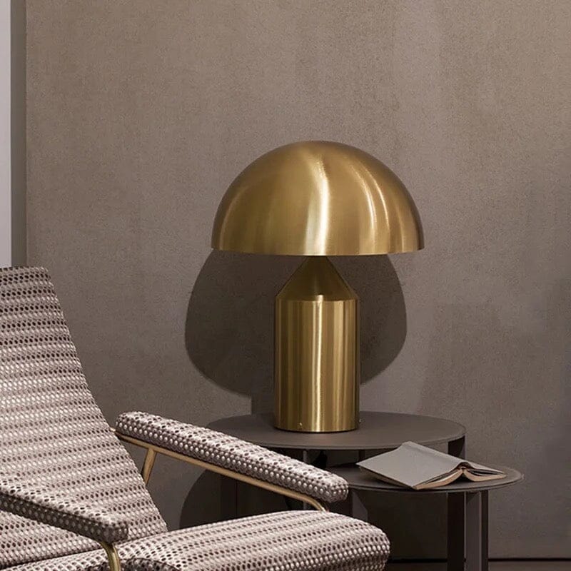 Portable Rechargeable Metal Table Lamp LED Battery Pack Goud NALANI