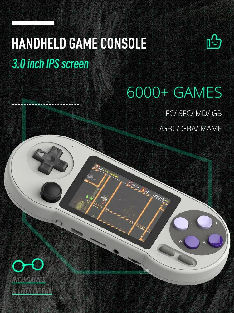 Portable Retro Game Console With 6000 Classic Games NALANI