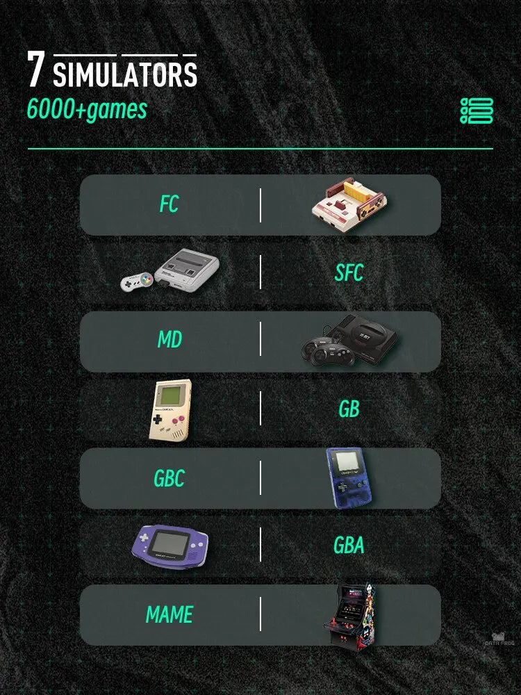 Portable Retro Game Console With 6000 Classic Games NALANI