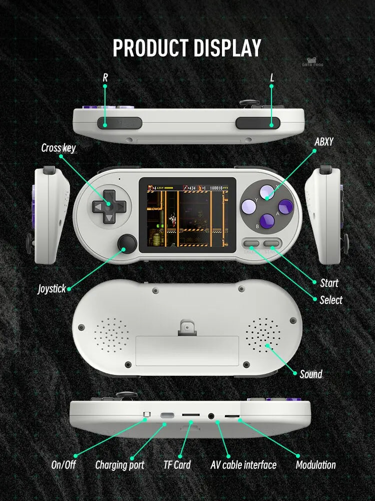 Portable Retro Game Console With 6000 Classic Games NALANI
