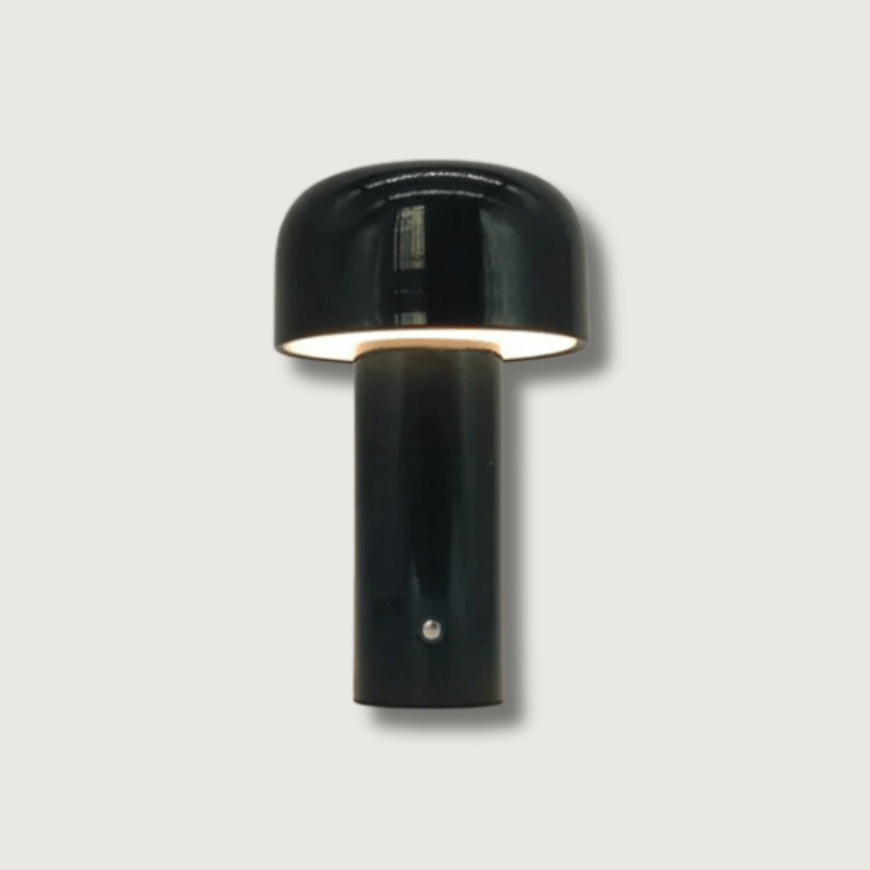 Portable USB Mushroom Lamp for Modern Home and Office Decor Black NaLani